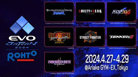 best fighting game 2024|evo japan date.